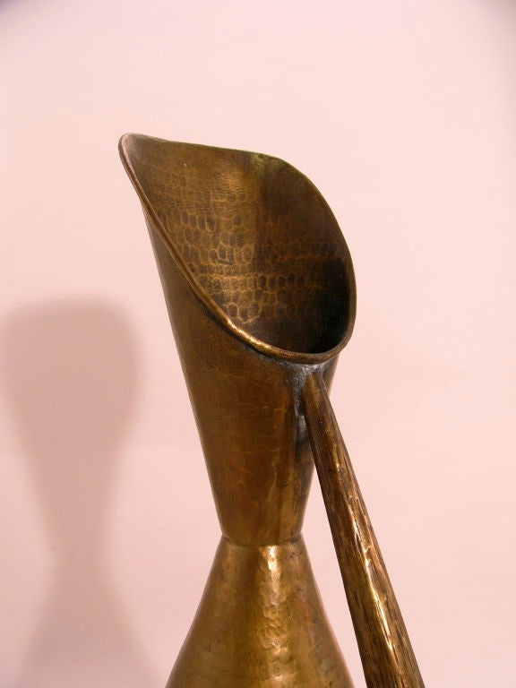 brass-washed hammered copper