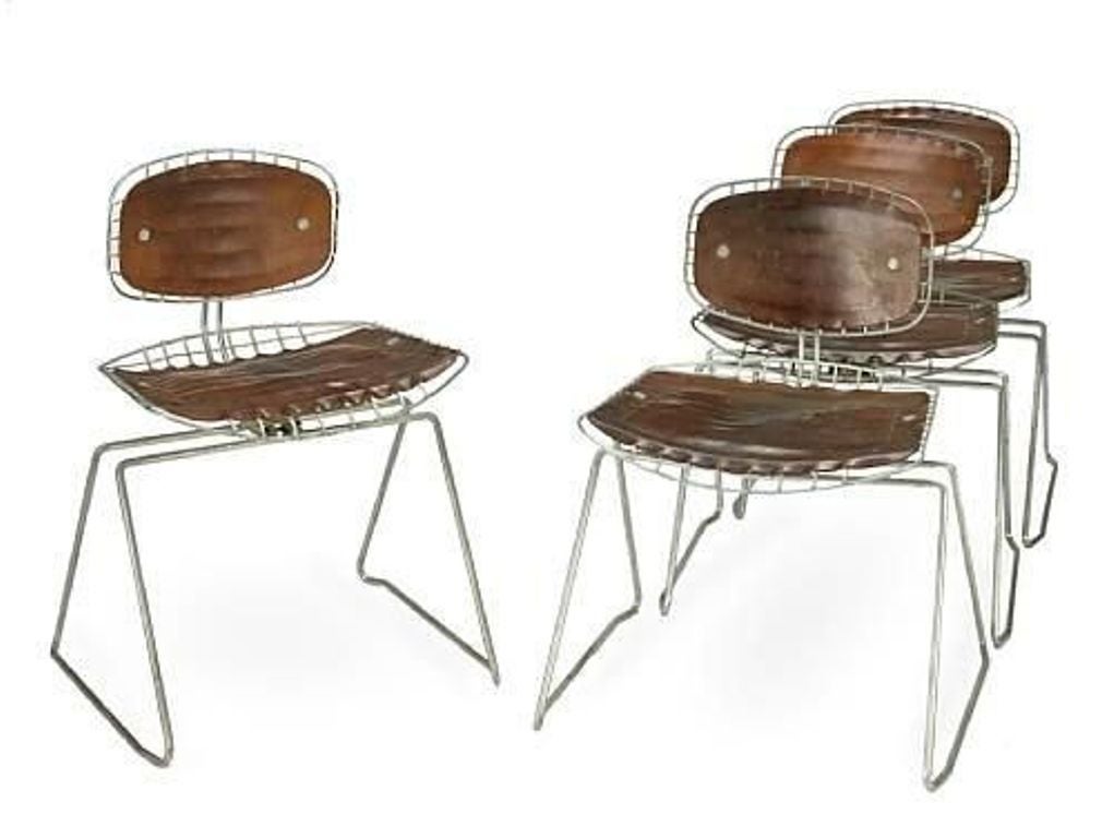 Michel Cadestin and Georges Laurent Pompidou Chairs