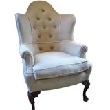 Vintage Queen Anne Style Corner Chair