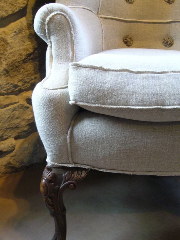 Queen Anne Style Corner Chair 1