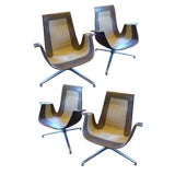 FK Leather Bucket Chairs 12