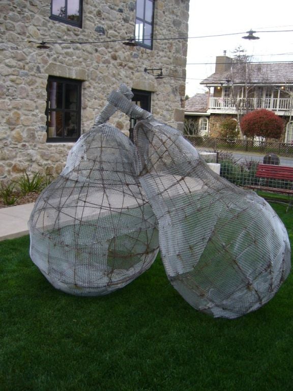 Ron Mann Wire Mesh Pears