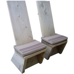 Ron Mann Highback Plank Chairs