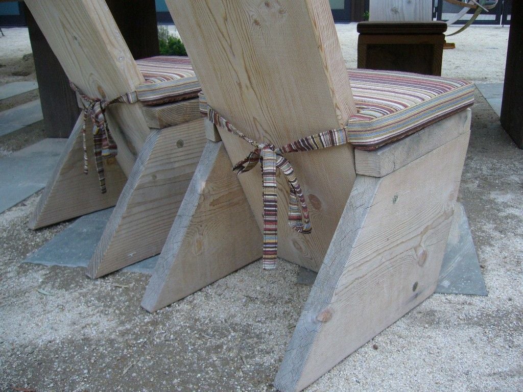 American Ron Mann Highback Plank Chairs