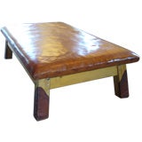 Antique Leather Massage Table