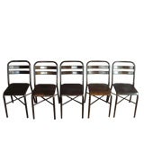 Vintage Metal School Chairs