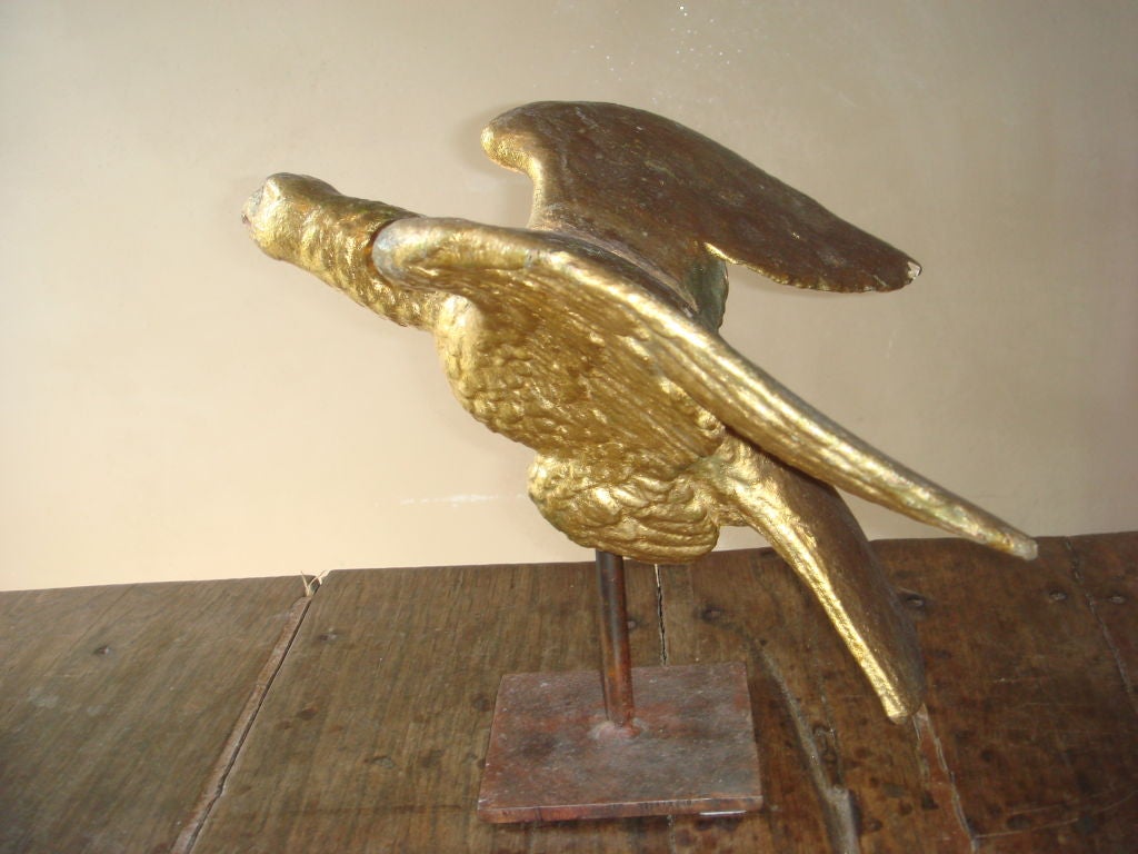 Gold Wooden Eagle