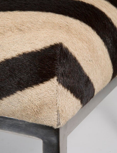 animal hide bench