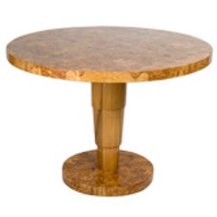 Deco Style Burlwood Center Table 2