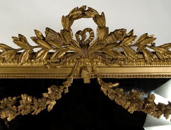 Monumental French Gilt Mirror In Good Condition In New York, NY