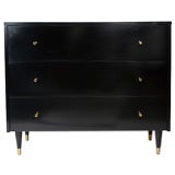 Black Lacquered Paul McCobb Small Chest
