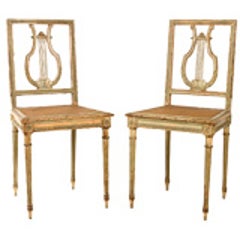 Pair of French Neoclassical Side Chairs 6