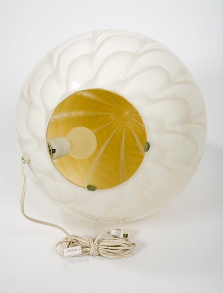 Late 20th Century Cream Murano Lamp