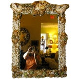 Chippendale Style Shell Mirror