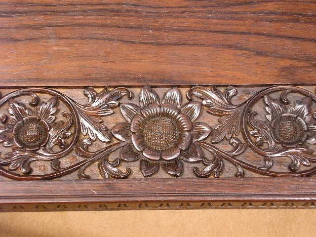 Carved Rosewood Anglo Indian Elephant Table 1