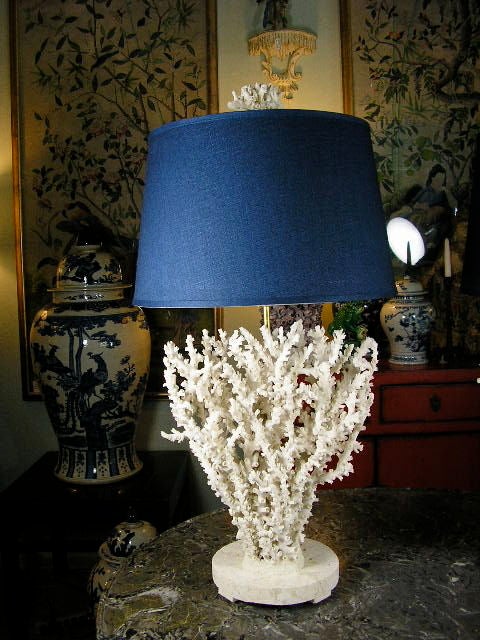A Pair of Natural Octopus Coral Lamps
