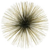 Huge Brass Spore Burst Sculpture for Wall or Table by Jere