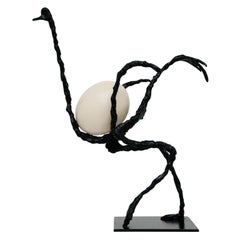 Ostrich Sculpture after Diego Giacometti