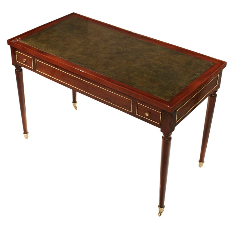 Exquisite Louis XVI Desk and Game/Card Table For Sale