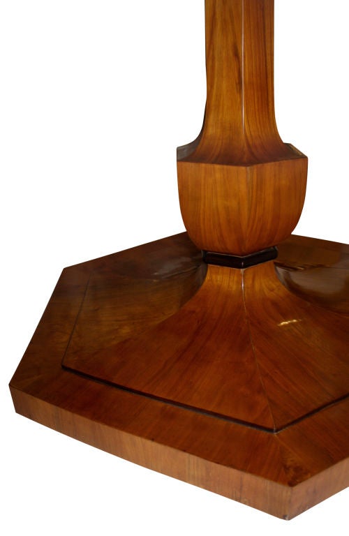 Austrian Biedermeier Round Dining & Game Table For Sale