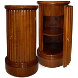 Pair of fine Column Cabinets