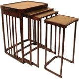 Set Of Four Josef Hoffmann Nesting Tables