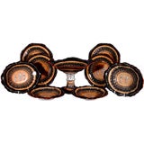 An English 15 piece Neoclassical Dessert Service