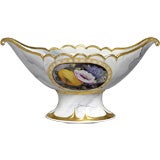 Antique A Barr, Flight & Barr Worcester Faux Marble Centre Piece.