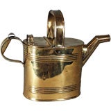 A Victorian Brass Watering Can