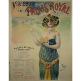 "Palais Royal, " a French Belle Epoque Period Poster by Pal, c. 1900