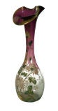 Glass vase, France, c. 1900