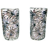 Pair of Constantini Vases in Murano glass Circa 1970