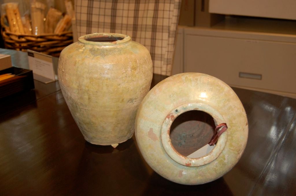 Pair, Iridescent Vases