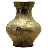 Han Dynasty Green Glazed Vase