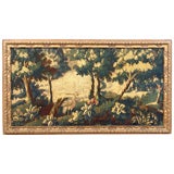 Flemish Verdure Tapestry Panel in Giltwood Frame