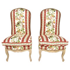 Pair of Louis XV Style Chauffeuses