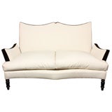 An Exceptional Napoleon III Settee with Branca Signature Fabric