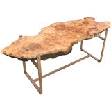 Free Edge Burl Table Free Edge Burl Table