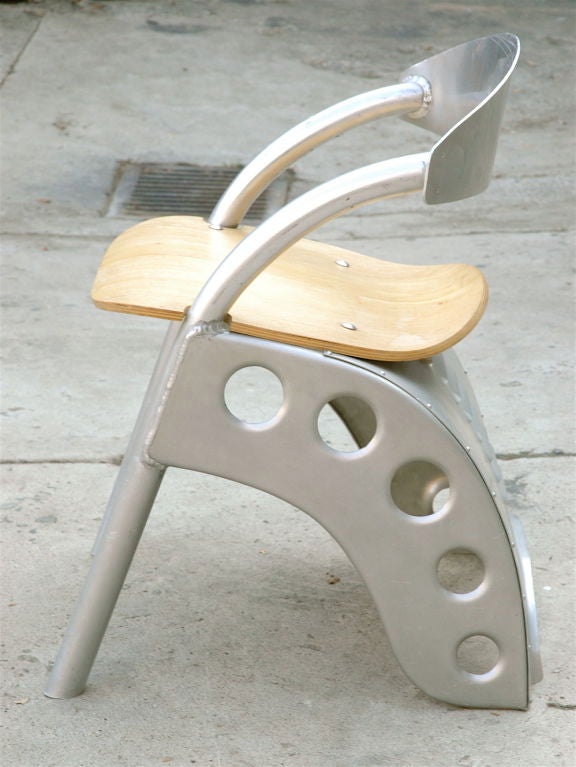 Jeff Sand Prototype Chair for Capp Street Project in San Francisco, an artist-in-residency Program founded in 1983