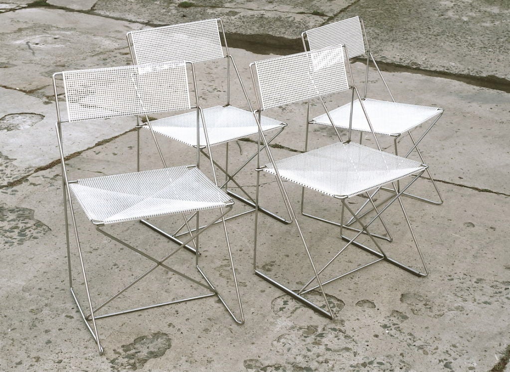 Niels Jorgen Haugesen X Line Chairs 1977 3