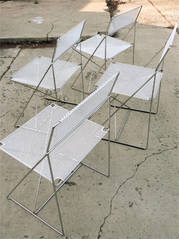 Niels Jorgen Haugesen X Line Chairs 1977 4