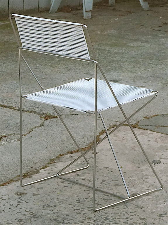Niels Jorgen Haugesen X Line Chairs 1977 1
