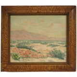 Early 20th Century Desert Landscape Oil Painting