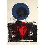 Used Abstract Expressionist Stone Lithograph, 1967