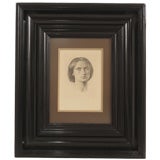 Early 20th Century Black and White Portrait