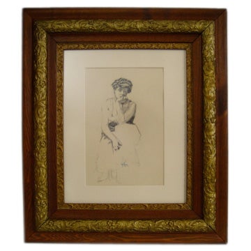 Early 20th Century Parisian Seated Female