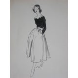 Professional Fashion Illustration, late 1940s - early 1950s