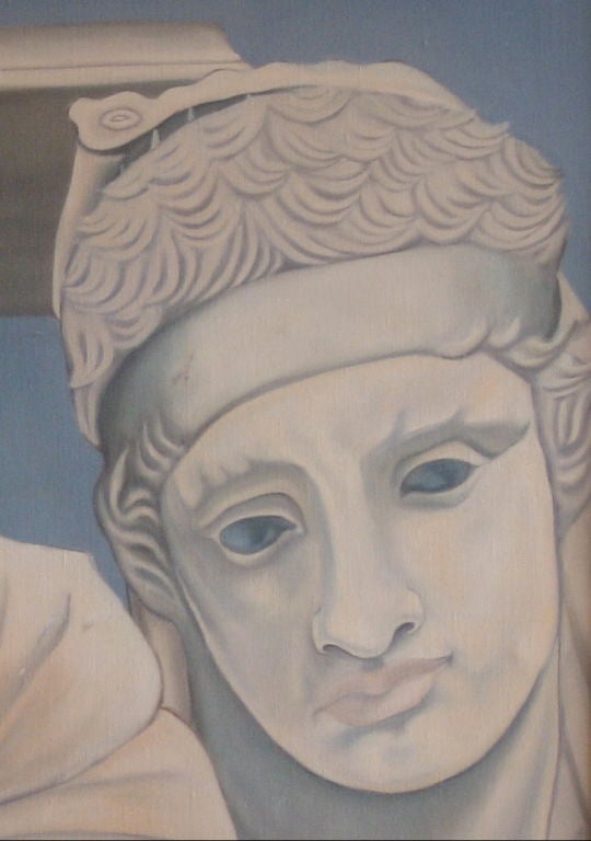 Mid Century Still Life with Classical Bust