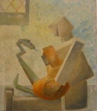 Mid Century Modernist Robot and Snake