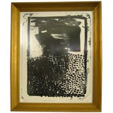 Used Abstract Expressionist Stone Lithograph 1966
